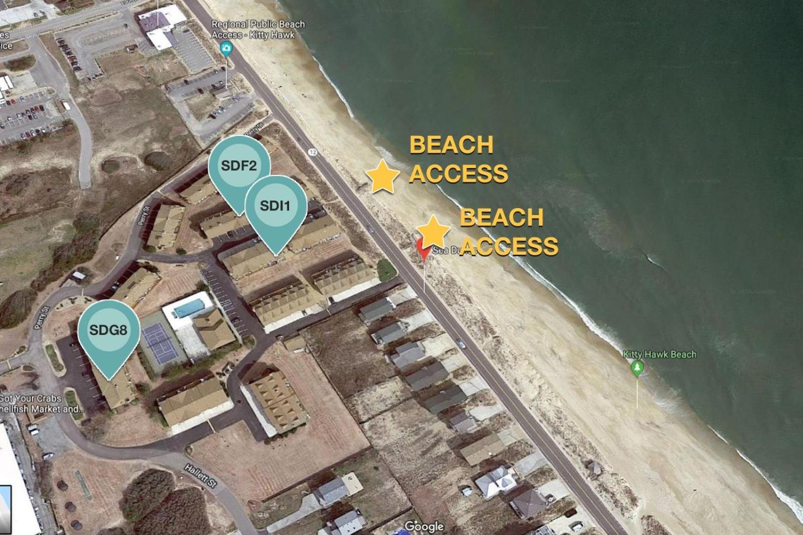 Sdi1 Sea Dunes I1 Steps To The Beach Kitty Hawk Εξωτερικό φωτογραφία